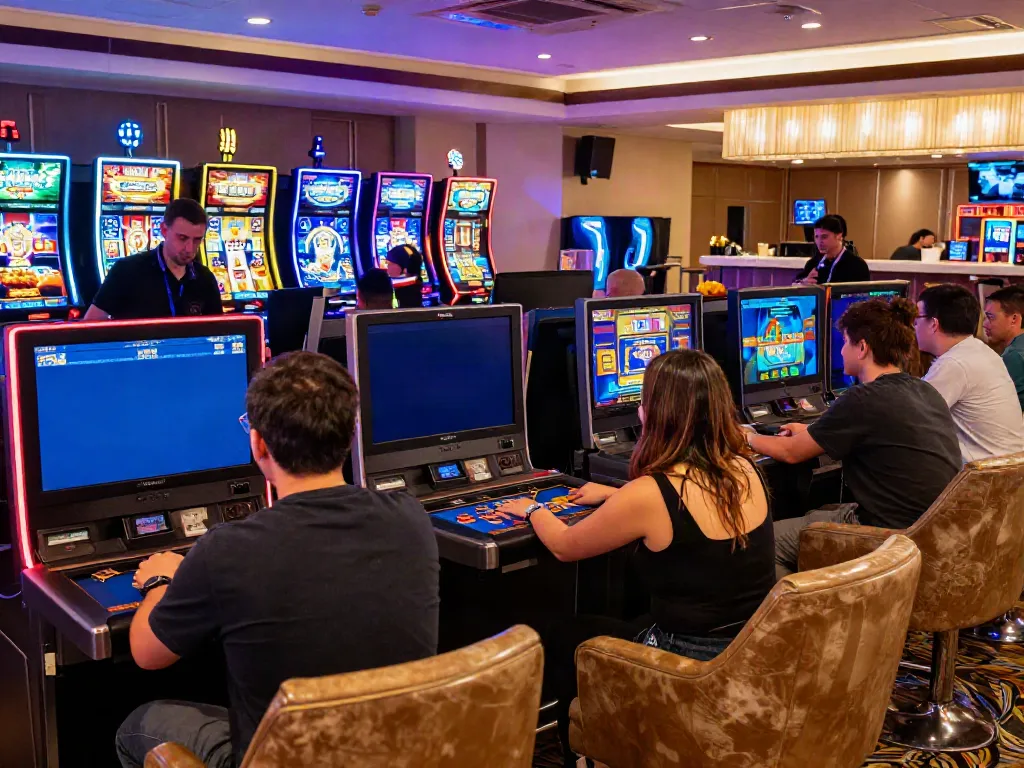 Exciting gaming experience at http://gem88-mobile.com with colorful slots and happy players.