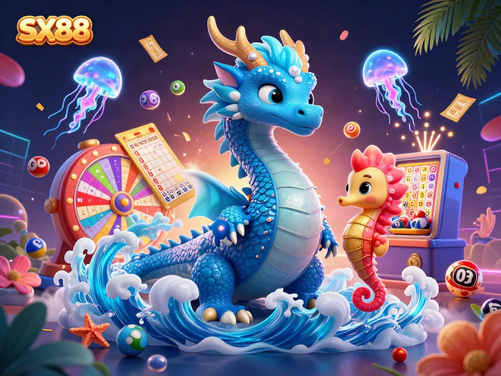 Experience thrilling excitement with SX88's dynamic casino world filled with colorful games and vibrant characters.