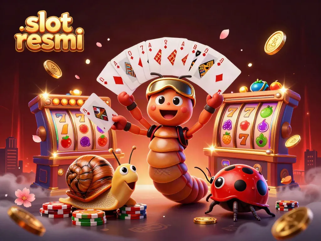 Experience thrilling gameplay with slot resmi, featuring vibrant characters and casino elements.