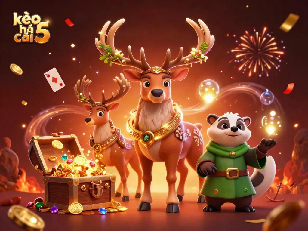 Engage with thrilling action at kèo nhà cái 5 featuring dynamic characters and gambling treasures.