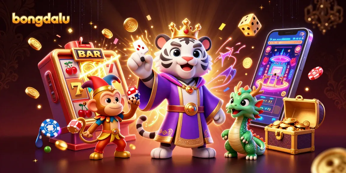 Experience the excitement of bongdalu with a lively casino scene featuring vibrant characters and engaging game elements.