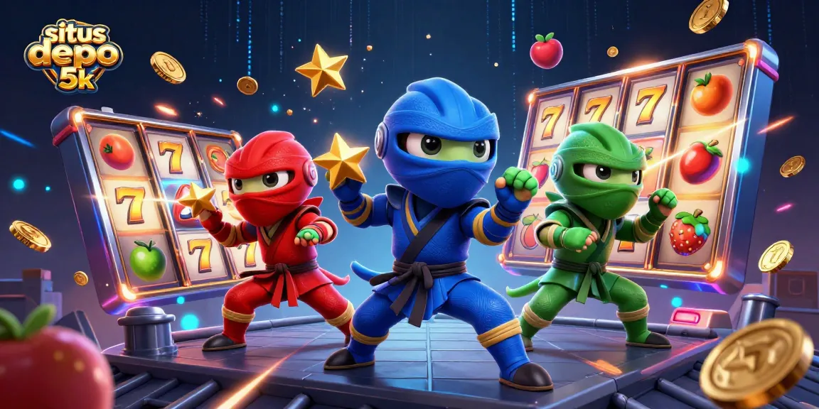 Experience excitement with situs depo 5k featuring ninja chameleons and dynamic slot gaming elements.